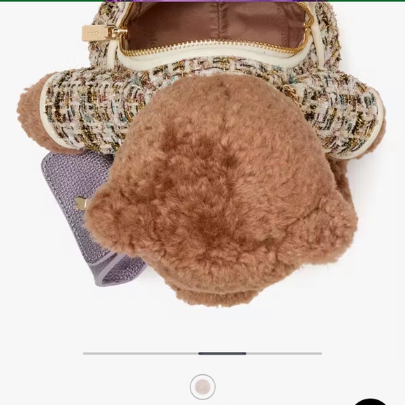 Authentic Kate Spade Oh What Fun 3D teddy bear crossbody - Picture 3 of 4